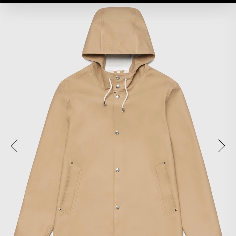 Stutterheim Stockholm raincoat, sand, xxs